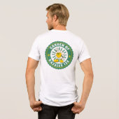 Tuin van Daisies Retro T-shirt (Achterkant volledig)
