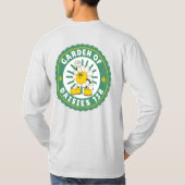 Tuin van Daisies Retro T-shirt (Achterkant)