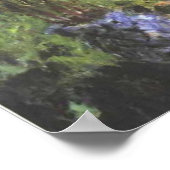 Tuin van de artiest te Vetheuil - Claude Monet Poster (Hoek)