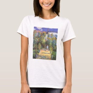 Tuin van de artiest te Vetheuil - Claude Monet T-shirt