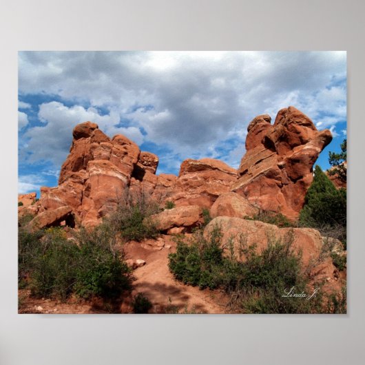 Tuin van de Cods Colorado Canvas Print (Voorkant)