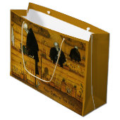 "Tuin van de Dood" aangepaste Halloween geschenkta Groot Cadeauzakje (Voorkant Gekanteld)