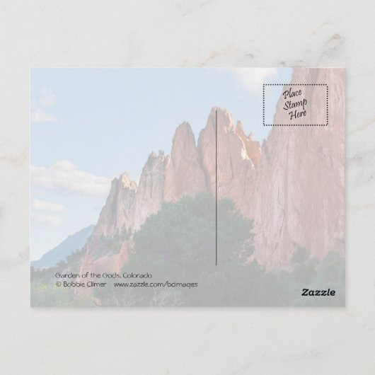 Tuin van de Goden Briefkaart (Achterkant)