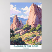 Tuin van de Goden, Colorado Poster (Voorkant)