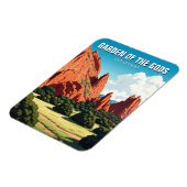 Tuin van de Goden Colorado Reizen Magneet (Linkerzijde)