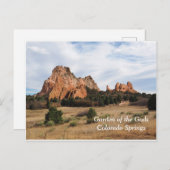 Tuin van de Goden, Colorado Springs Briefkaart (Voorkant / Achterkant)