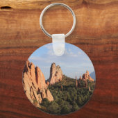 Tuin van de goden, Colorado Springs, Colorado Sleutelhanger (Voorkant)
