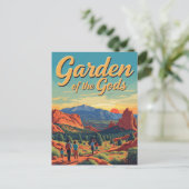  tuin van de goden Colorado Travel Briefkaart (Staand voorkant)