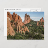 Tuin van de Goden in Colorful Colorado Briefkaart (Voorkant / Achterkant)