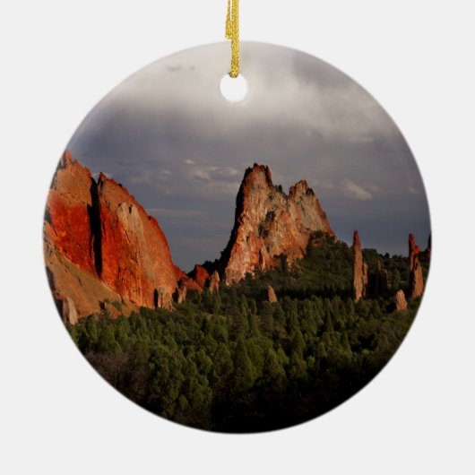 Tuin van de Goden Keramisch Ornament (Achterkant)