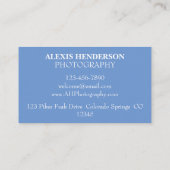 Tuin van de Goden Professionele fotografie Visitekaartje (Achterkant)