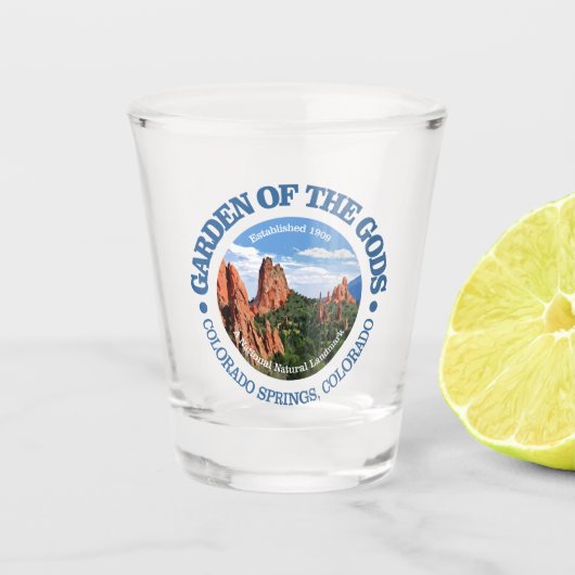 Tuin van de Goden Shot Glas (Voorkant)