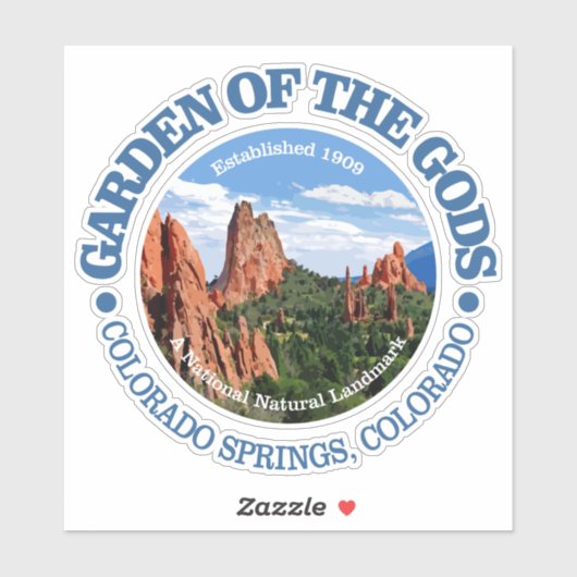 Tuin van de Goden Sticker (Vel)