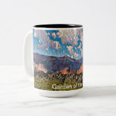 Tuin van de Goden Tweekleurige Koffiemok (Voorkant links)