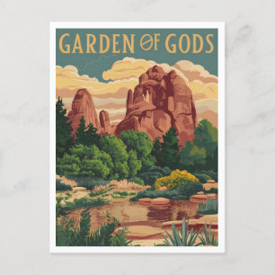Tuin van de Gods Colorado Briefkaart
