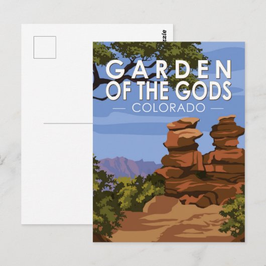 Tuin van de Gods Colorado  Briefkaart (Voorkant / Achterkant)