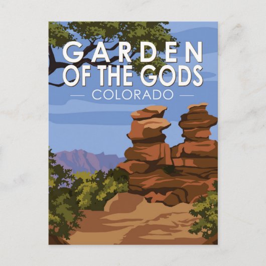 Tuin van de Gods Colorado  Briefkaart (Voorkant)