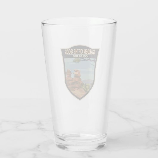 Tuin van de Gods Colorado  Glas (Achterkant)