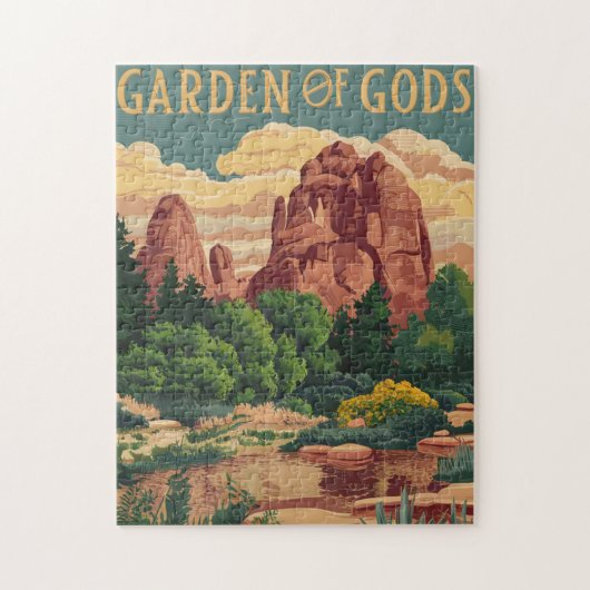 Tuin van de Gods Colorado Legpuzzel (Verticaal)