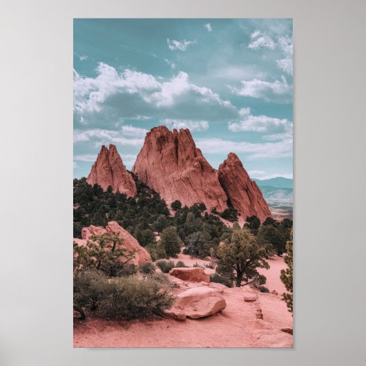 Tuin van de Gods Colorado Poster (Voorkant)