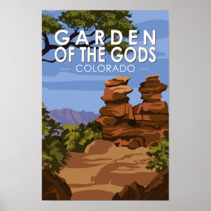 Tuin van de Gods Colorado Poster