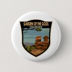 Tuin van de Gods Colorado  Ronde Button 5,7 Cm