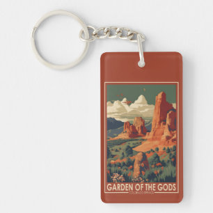 Tuin van de Gods Colorado Springs Travel  Sleutelhanger