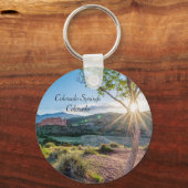 Tuin van de Gods Tree Sunburst Sleutelhanger (Voorkant)