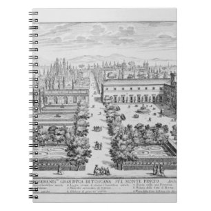 Tuin van de Groothertog Toscane op de Monte P Notitieboek