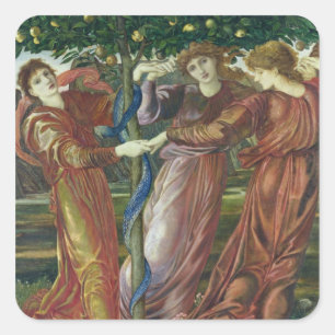 Tuin van de Hesperides, 1869-73 Vierkante Sticker