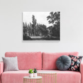 Tuin van de houder, Musee des Monuments Canvas Afdruk (Insitu (Woonkamer))