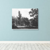 Tuin van de houder, Musee des Monuments Canvas Afdruk (Insitu (Houten vloer))
