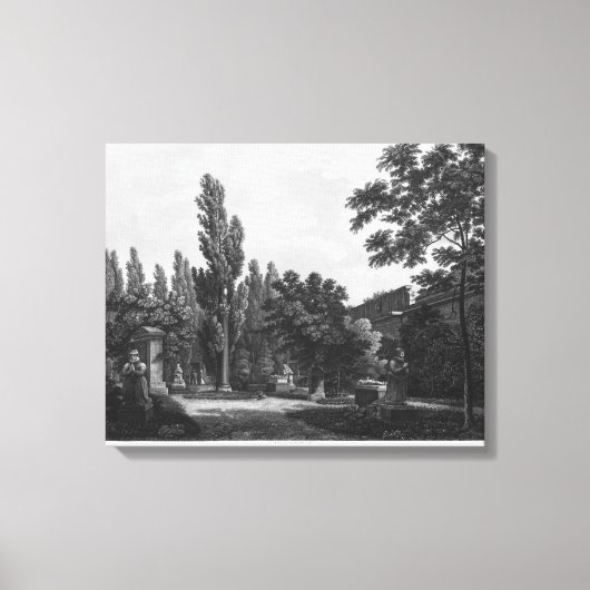 Tuin van de houder, Musee des Monuments Canvas Afdruk (Voorkant)