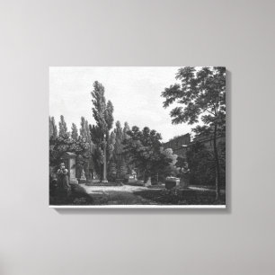 Tuin van de houder, Musee des Monuments Canvas Afdruk