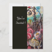 TUIN VAN DE MELISSA 2, Zwart, Wit, Fuchsia Kaart (Voorkant)