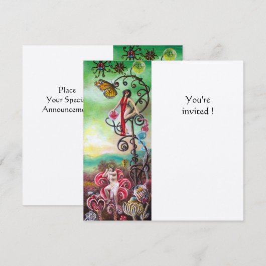 TUIN VAN DE MELISSA goud Kaart (Voorkant / Achterkant)