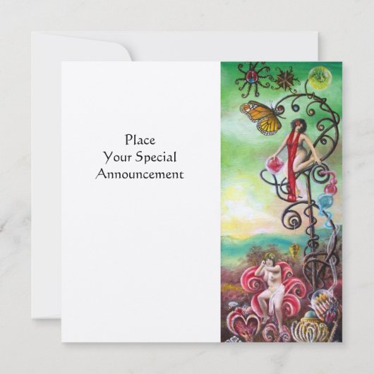 TUIN VAN DE MELISSA goud Kaart (Achterkant)