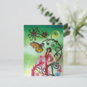 TUIN VAN DE MELISSA helder rood roze groen blauw Kaart (Staand voorkant)