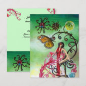 TUIN VAN DE MELISSA helder rood roze groen blauw Kaart (Voorkant / Achterkant)