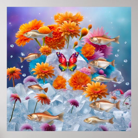tuin van de natuur poster (Voorkant)