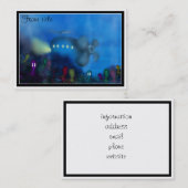 tuin van de octopus visitekaartje (Voorkant / Achterkant)