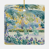 Tuin van de schilder in Saint Clair Keramisch Ornament (Achterkant)