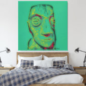 Tuin van de Slapende Reus Canvas Afdruk (Insitu (Slaapkamer))