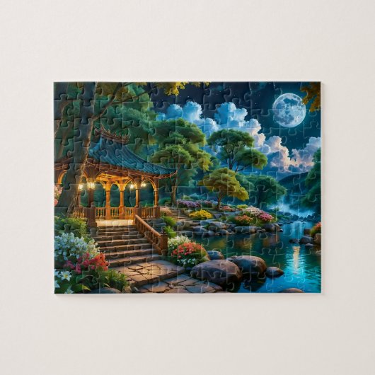 Tuin van de Stille Nacht Jigsaw Puzzel (1) (Horizontaal)