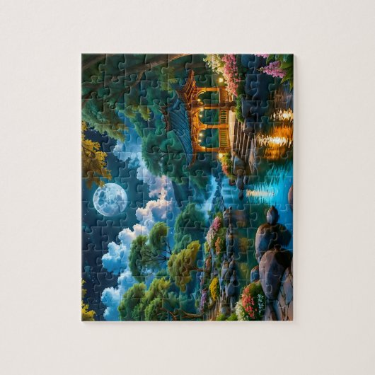 Tuin van de Stille Nacht Jigsaw Puzzel (2) (Verticaal)