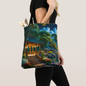 Tuin van de stille nacht tote bag (Dichtbij)