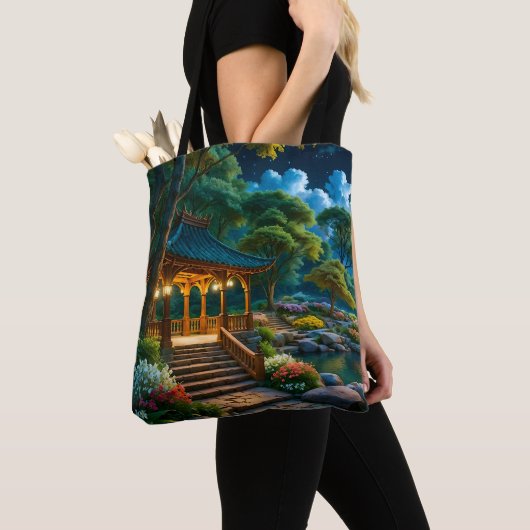 Tuin van de Stille Nacht Tote Bag (Dichtbij)