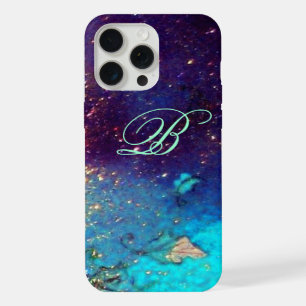 TUIN VAN DE VERLOREN SCHADUWEN-Blauw Turkoois Mono iPhone 15 Pro Max Case