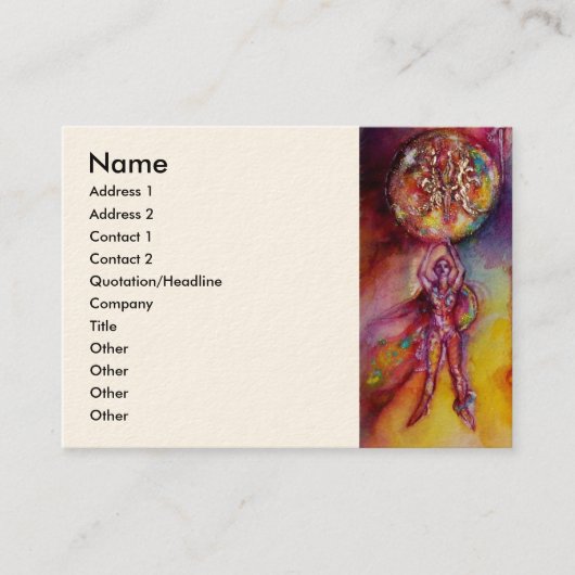 TUIN VAN DE VERLOREN SCHADUWEN - FEE EN VLINDERS VISITEKAARTJE (Voorkant)