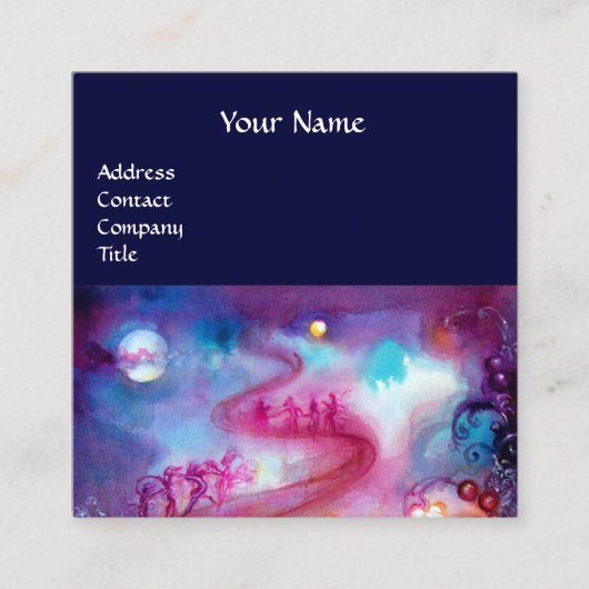 TUIN VAN DE VERLOREN SCHADUWEN / MAGISCHE TRAP Mon Contactkaartje (Voorkant)